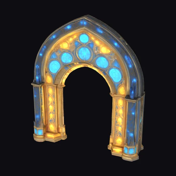 Glowing Gothic Archway