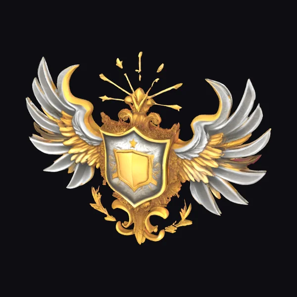 Golden Shield Emblem