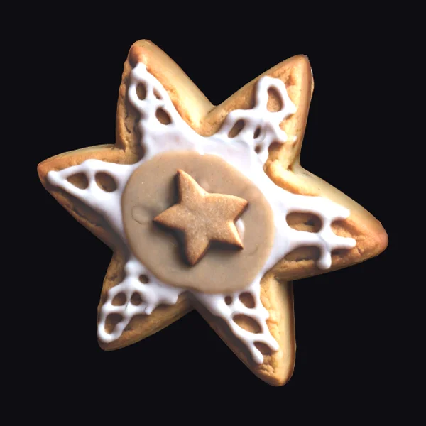 Star Shaped Cinnamon Cookie
