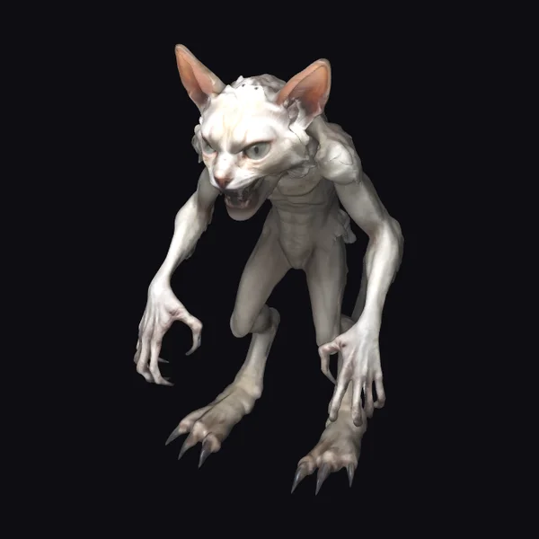 Creepy Cat Monster