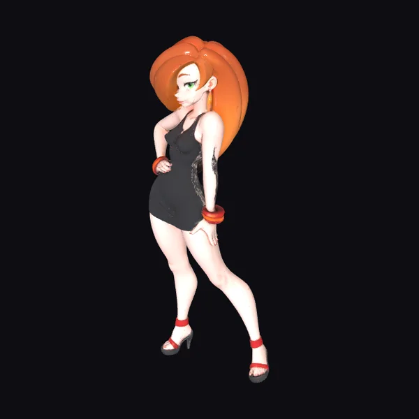 Cartoon Glamour Pose