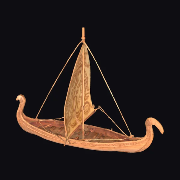 Viking Longboat Model