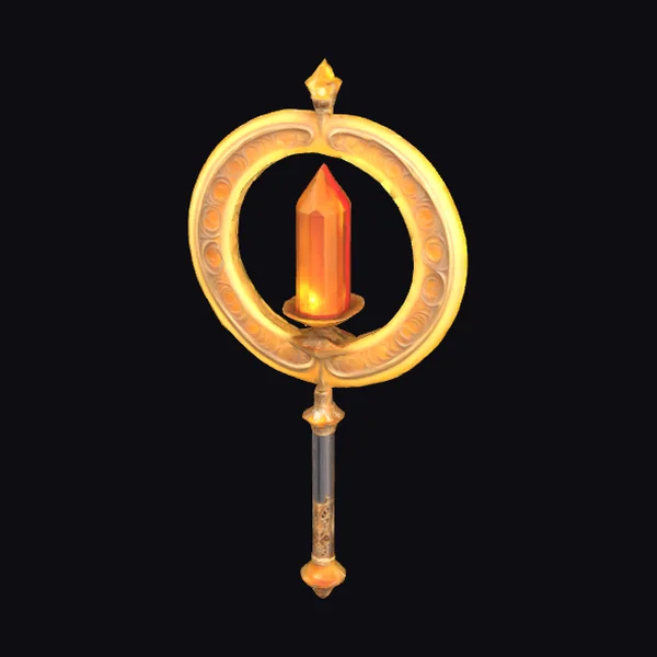 Golden Crystal Scepter