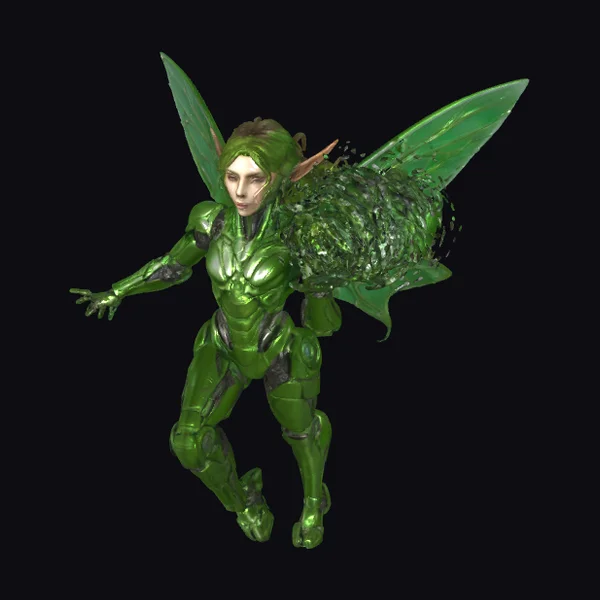 Emerald Techno Fairy