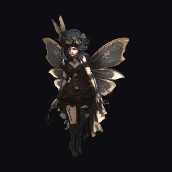 Steampunk Fairy with Goggles