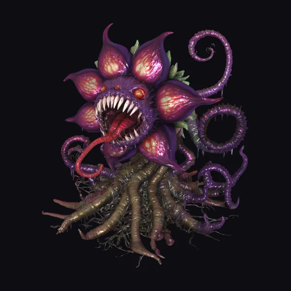 Tentacled Flower Creature