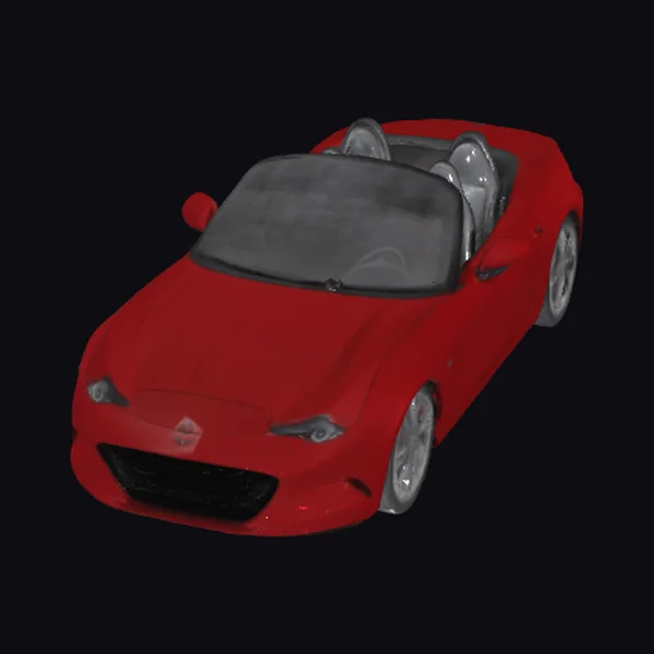 Red Convertible Sports Car