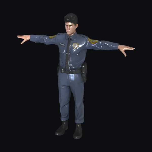 Police Officer in Uniform