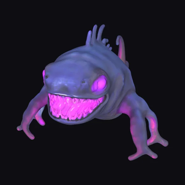 Bioluminescent Deep Sea Creature