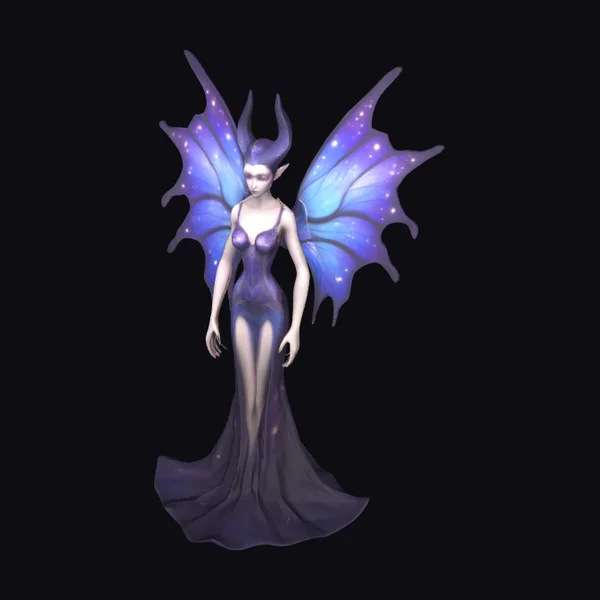 Butterfly Fairy in Purple