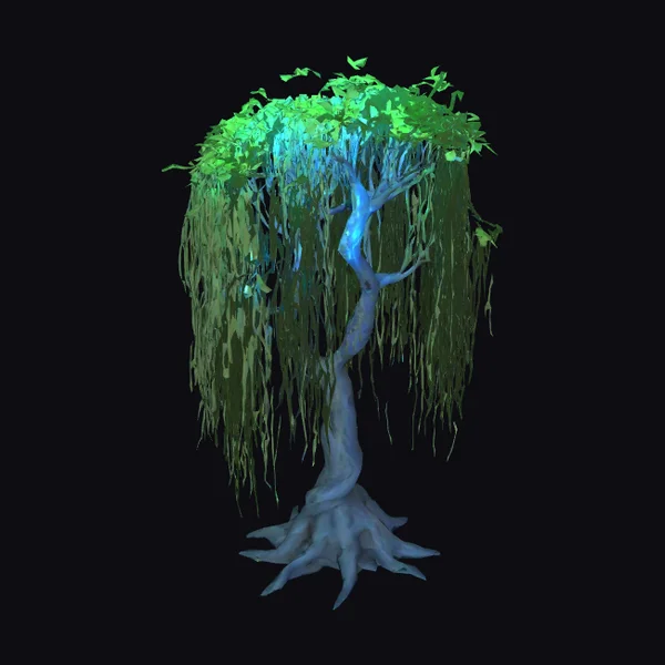 Bioluminescent Weeping Willow Tree