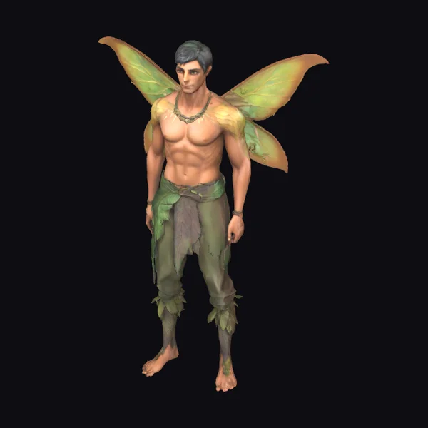 Male Fairy with Wings