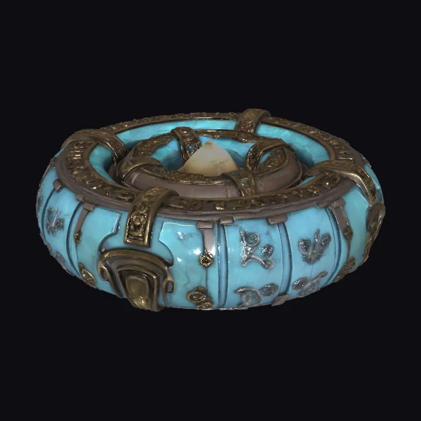 Ornate Turquoise Magical Device