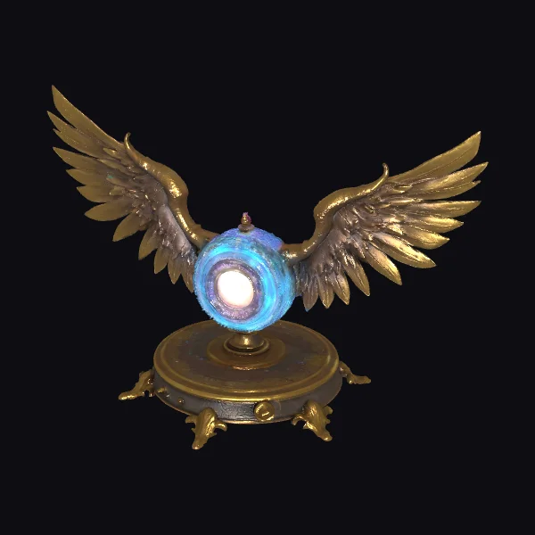 Winged Crystal Orb Base