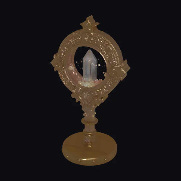 Ornate Crystal Display Stand