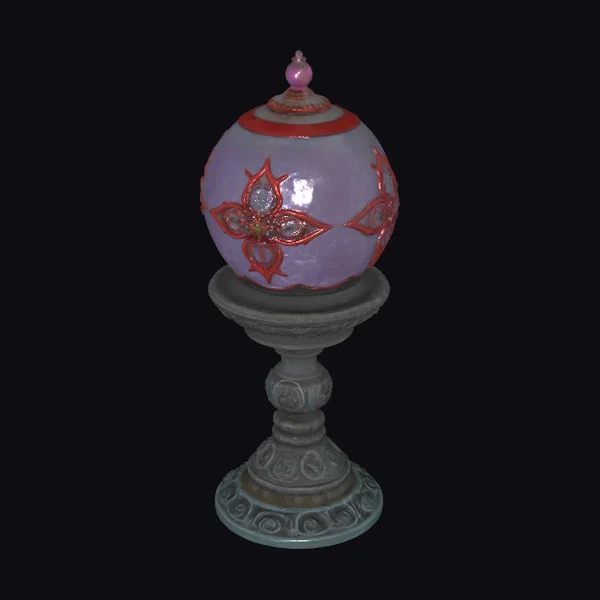Ornate Purple Magical Orb