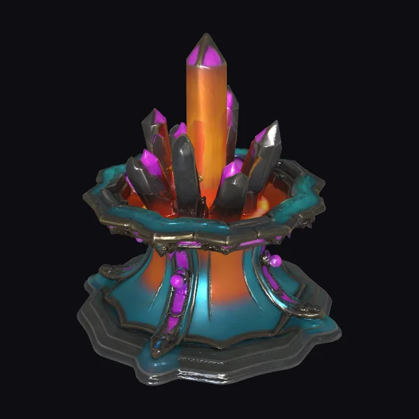Glowing Crystal Energy Source