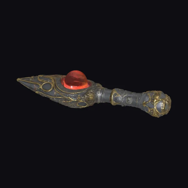 Ornate Dagger with Ruby