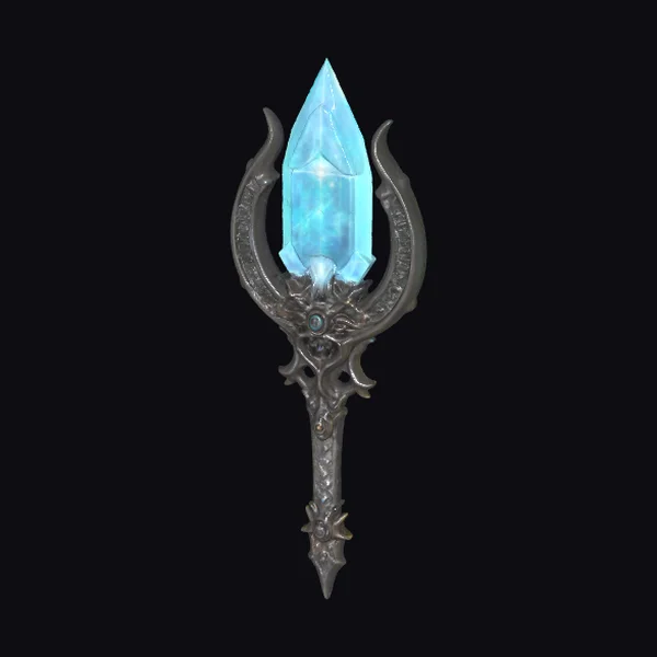 Crystal Tipped Dark Scepter