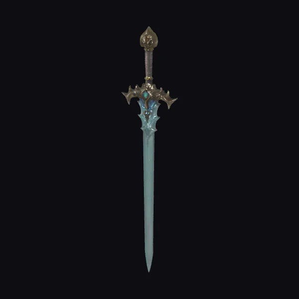 Glowing Blue Sword