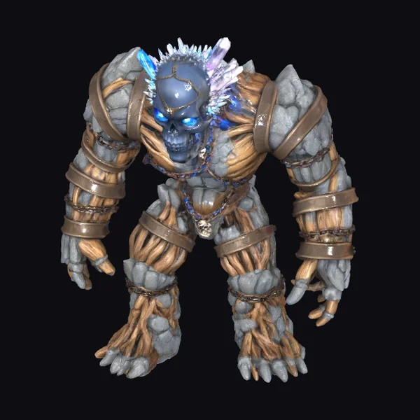 Geode Skull Golem
