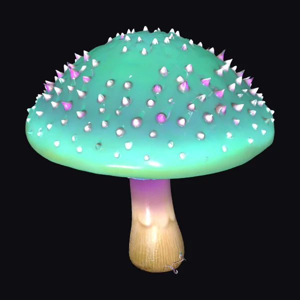 Glowing Magic Mushroom