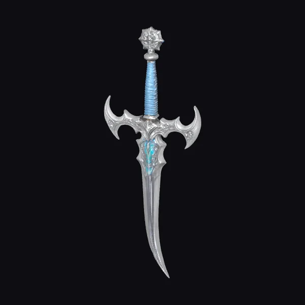 Glowing Blue Fantasy Dagger