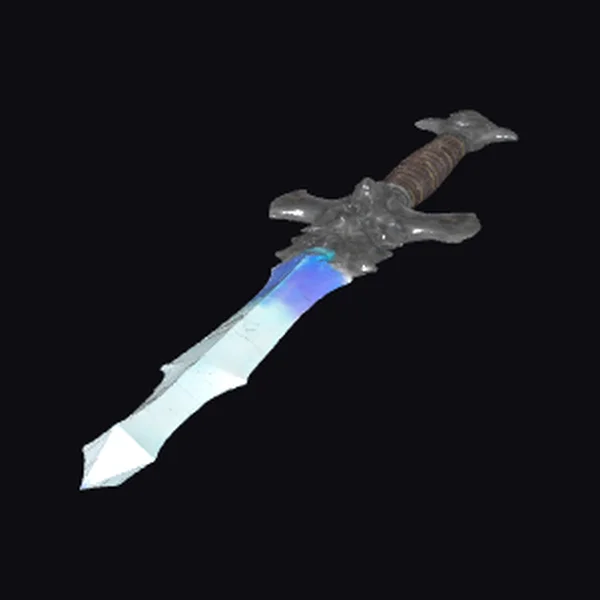 Glowing Monster Crest Sword