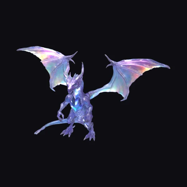 Iridescent Crystal Dragon