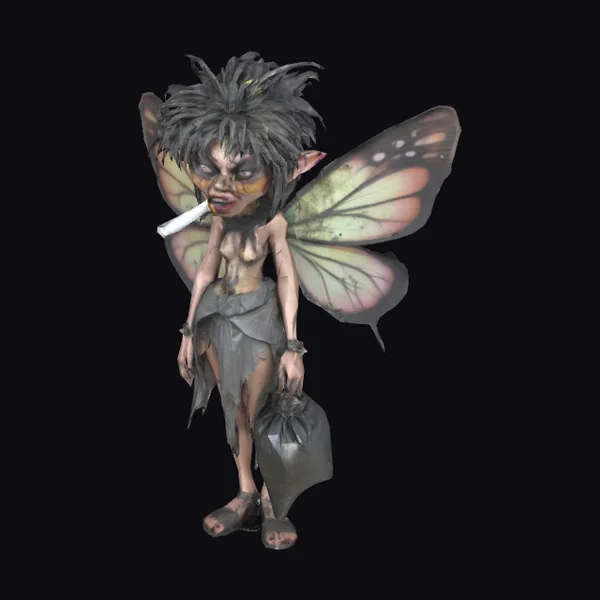 Filthy Fairy with Cigarette