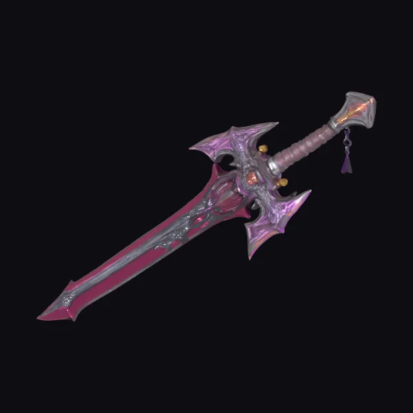 Purple Magic Sword
