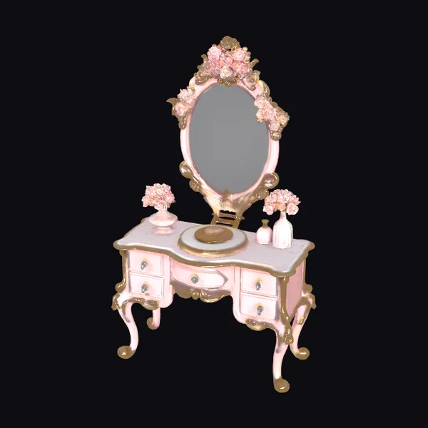 Pink Princess Dresser Set