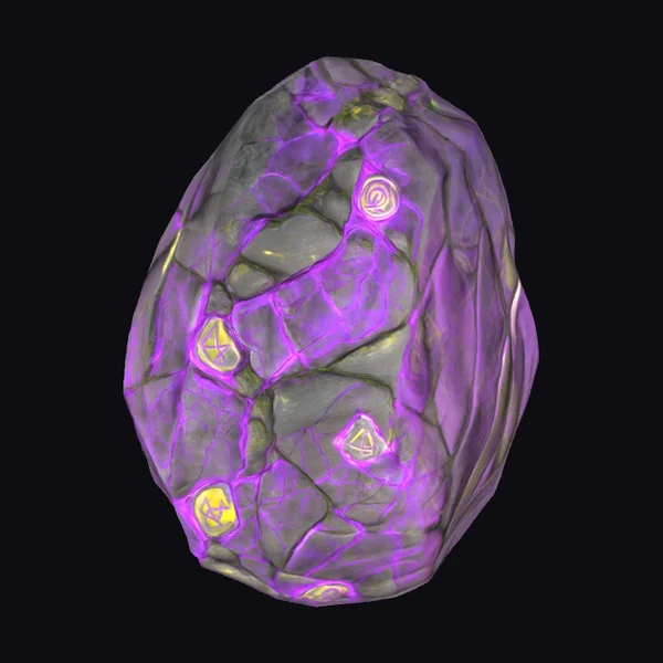 Glowing Magical Rock Formation