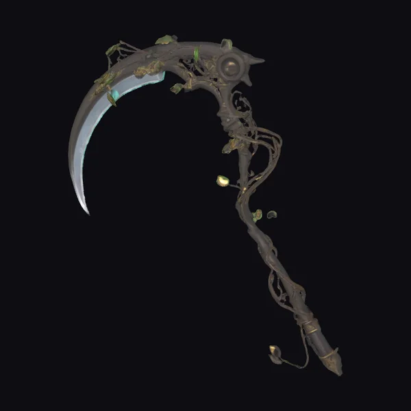 Ornate Scythe with Vines