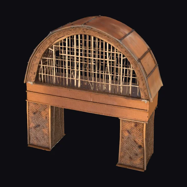 Rustic Bamboo Archway