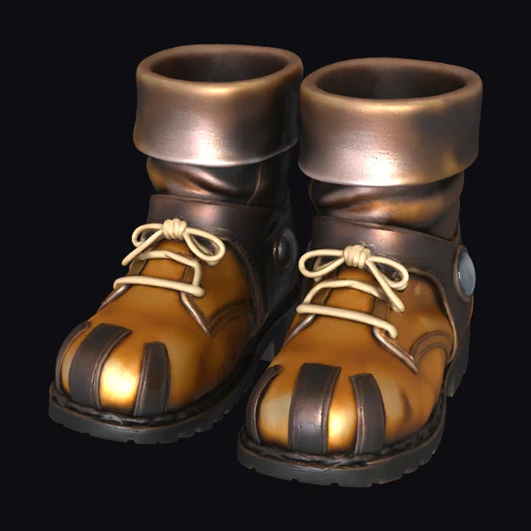 Steampunk Leather Boots