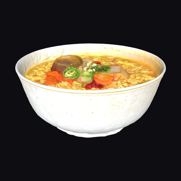Delicious Noodle Soup Bowl