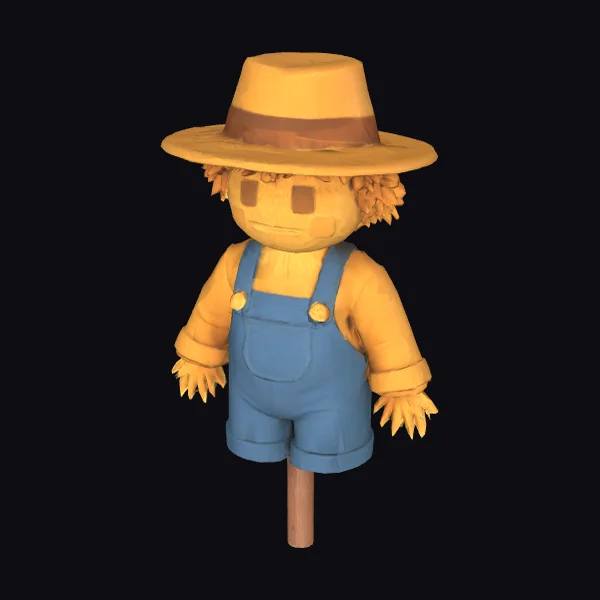 Scarecrow Buddy Figure