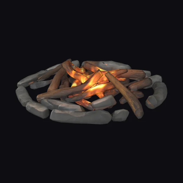 Campfire with Stones