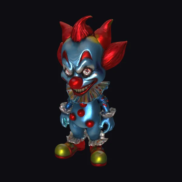 Metallic Clown Character
