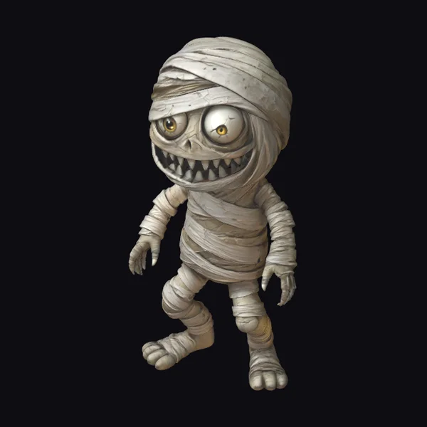 Cartoon Mummy Character