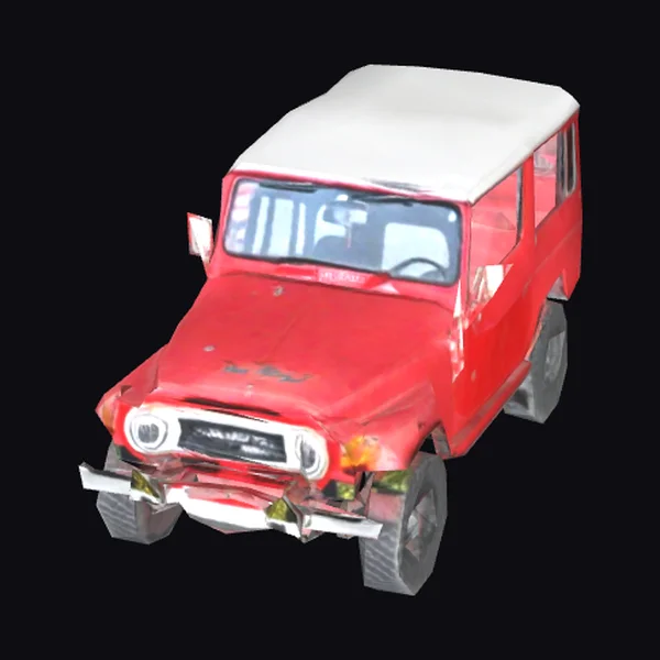 Red Vintage Off-Road Cruiser