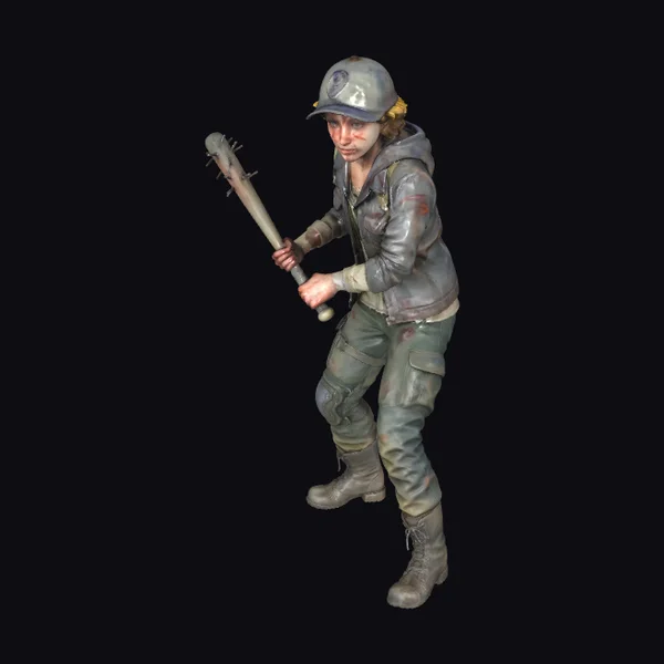 Woman with Baseball Bat