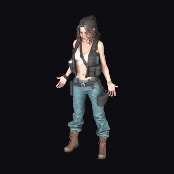 Post-Apocalyptic Female Survivor