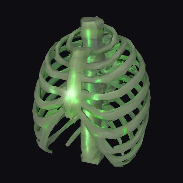 Glowing Emerald Ribcage