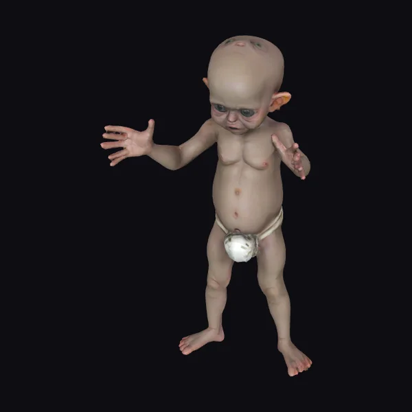 Mutated Baby Figurine