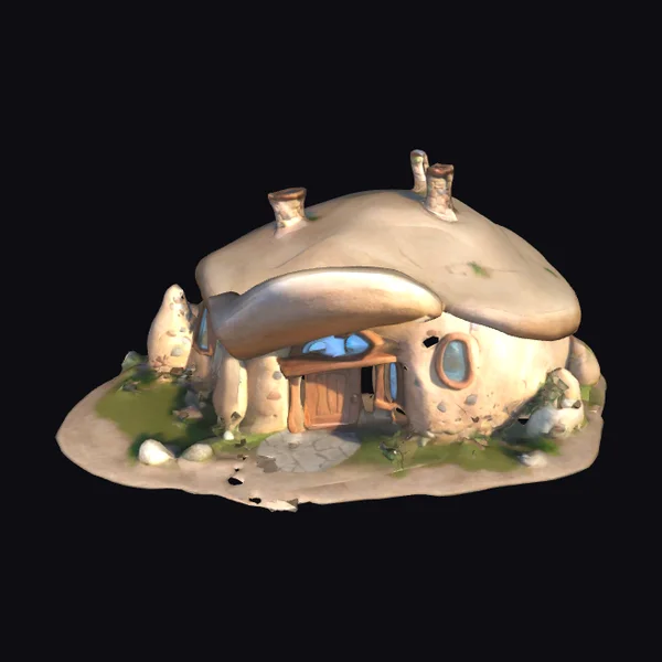 Rocky Mushroom House