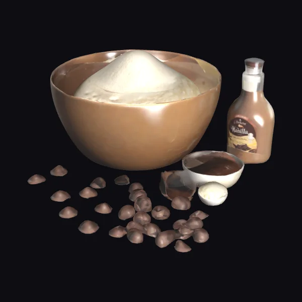 Baking Ingredients with Chocolate