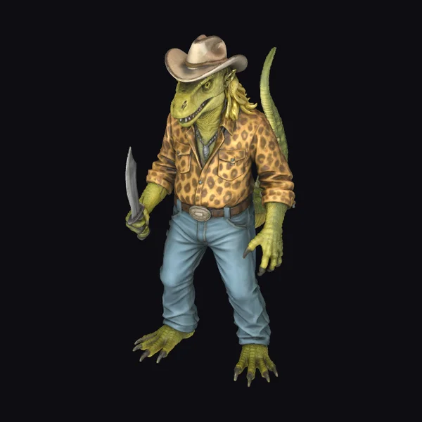 Cowboy Lizard Wrangler