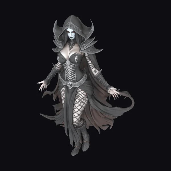 Dark Female Fantasy Figure